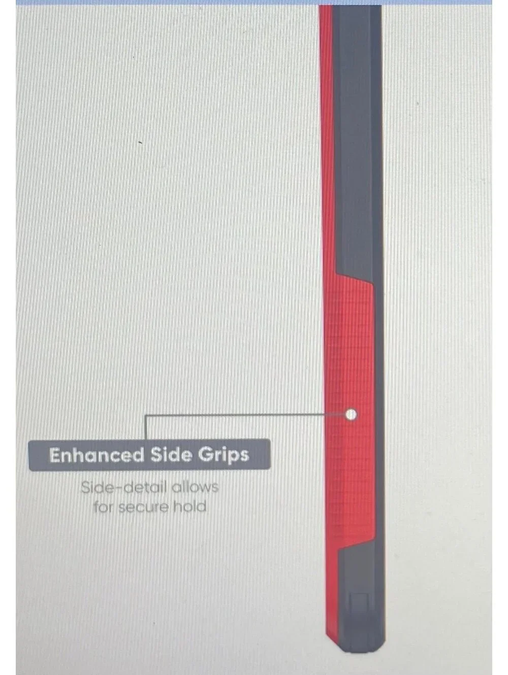 Onn Case for Samsung Galaxy A35 5G Red/Gray